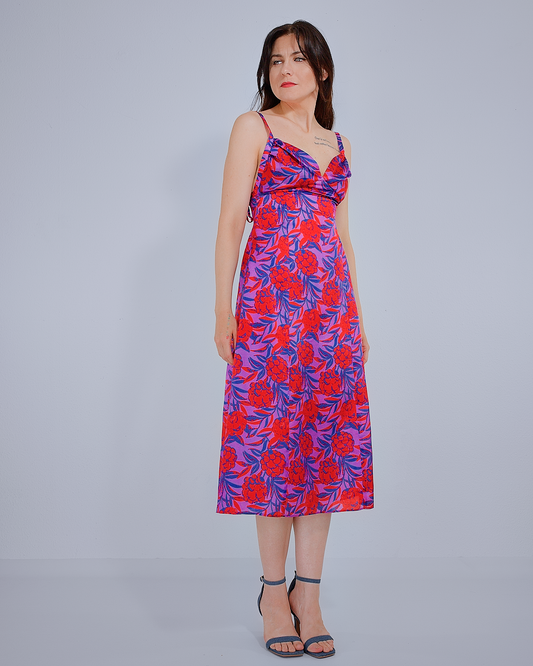 Summer Dress with Floral Print