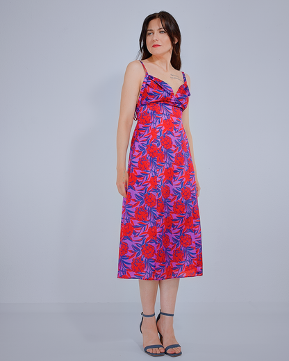 Summer Dress with Floral Print