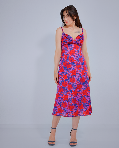 Summer Dress with Floral Print