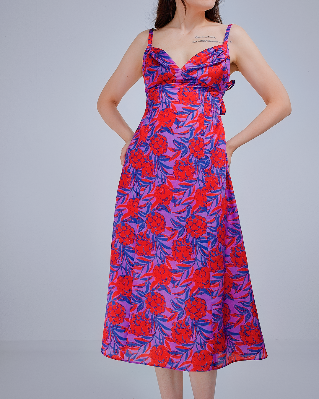 Summer Dress with Floral Print